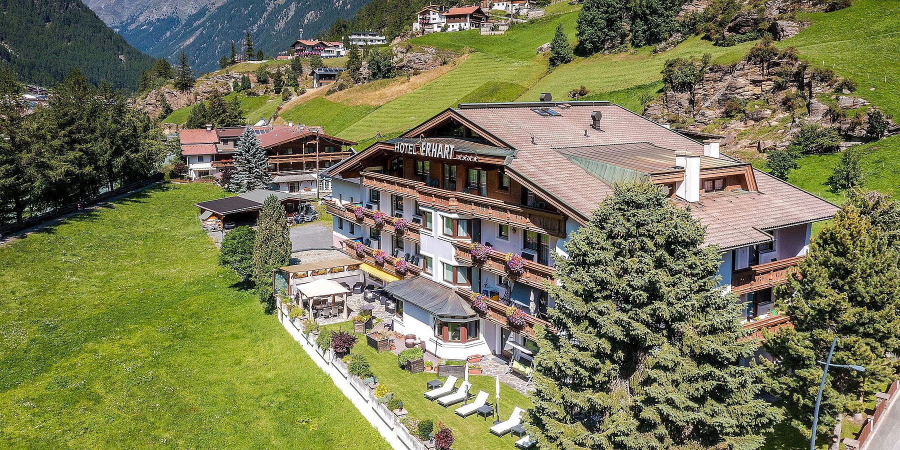 Hotel Erhart Sölden Sommer